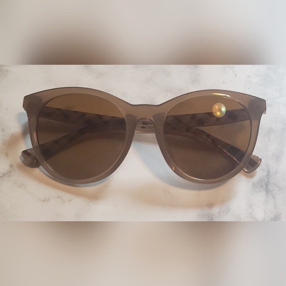 RALPH Ralph Lauren Sunglasses Caramel Transparent Plaid 5294U - Picture 5 of 9